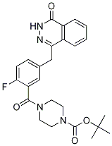 Tert-butyl 4-(2-fluoro-5-((4-oxo-3,4-dihydrophthalazin-1-yl)methyl)benzoyl)piperazine-1-carboxylate Structure,763114-04-1Structure