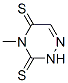 1,2,4-Triazine-3,5(2h,4h)-dithione, 4-methyl- Structure,7632-29-3Structure