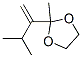 1,3-Dioxolane, 2-methyl-2-(2-methyl-1-methylenepropyl)- Structure,7634-83-5Structure