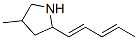 Pyrrolidine, 4-methyl-2-(1,3-pentadienyl)- (9ci) Structure,763868-72-0Structure