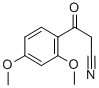 2,4-Dimethoxybenzoylacetonitrile Structure,76569-43-2Structure