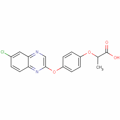 Quizalofop Structure,76578-12-6Structure