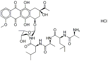 Ala-leu-ala-leu daunorubicin hydrochloride Structure,76582-70-2Structure