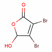 3,4-Dibromo-5-hydroxyfuran-2(5h)-one Structure,766-38-1Structure