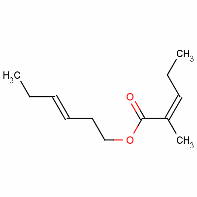 Cis-3-hexenyl 2-methyl-2-pentenoate Structure,76649-17-7Structure