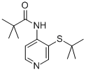 N-(3-tert-butylsulfanylpyridin-4-yl)-2,2-dimethylpropionamide Structure,766557-59-9Structure