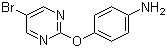 4-[(5-Bromo-2-pyrimidinyl)oxy]benzenamine Structure,76660-37-2Structure