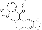 8-(5,6,7,8-Tetrahydro-6-methyl-1,3-dioxolo[4,5-g]isoquinolin-5-yl)furo[3,4-e]-1,3-benzodioxol-6(8h)-one Structure,76733-83-0Structure