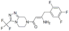 (2Z)-4-Oxo-4-[3-(trifluoromethyl)-5,6-dihydro-[1,2,4]triazolo[4,3-a]pyrazine-7(8H)-yl]-1-(2,4,5-trifluorophenyl)but-2-en-2-amine Structure,767340-03-4Structure