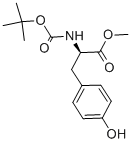 Boc-d-tyrosine methyl ester Structure,76757-90-9Structure