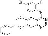 7-(Benzyloxy)-n-(4-bromo-2-fluorophenyl)-6-methoxyquinazolin-4-amine Structure,768350-54-5Structure