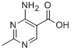 4-Amino-2-methylpyrimidine-5-carboxylic acid Structure,769-52-8Structure