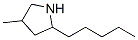 Pyrrolidine, 4-methyl-2-pentyl- (9ci) Structure,769061-69-0Structure