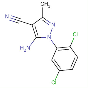 5-Amino-4-cyano-1-(2,5-dichlorophenyl)-3-methylpyrazole Structure,76982-29-1Structure