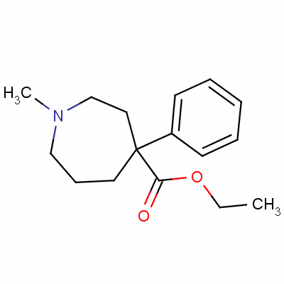 Ethoheptazine Structure,77-15-6Structure