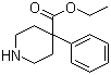 4-(Ethoxycarbonyl)-4-phenylpiperidine Structure,77-17-8Structure