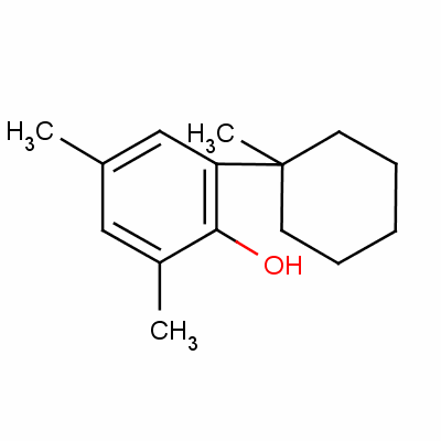 2,4-Dimethyl-6-(1-methylcyclohexyl)phenol Structure,77-61-2Structure