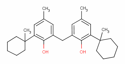 2,2-Methylenebis[6-(1-methylcyclohexyl)-p-cresol] Structure,77-62-3Structure