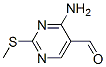 4-Amino-2-(methylthio)pyrimidine-5-carboxaldehyde Structure,770-31-0Structure