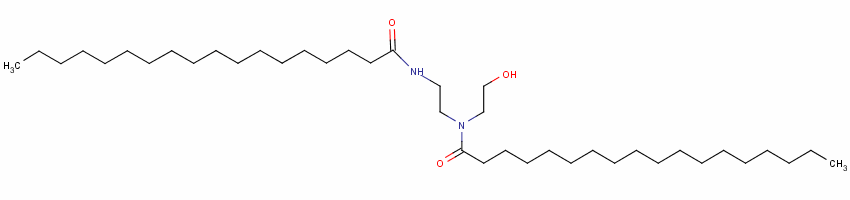 Octadecanamide, n-(2-hydroxyethyl)-n-[2-[ (1-oxooctadecyl)amino]ethyl]- Structure,7709-17-3Structure