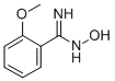 N-Hydroxy-2-methoxy-benzamidine Structure,771-28-8Structure