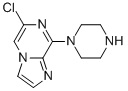 6-Chloro-8-(1-piperazinyl)imidazo[1,2-a]pyrazine Structure,77111-80-9Structure