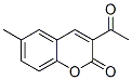 6-Methyl-3-acetyl-2h-1-benzopyran-2-one Structure,77117-15-8Structure