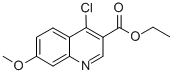 Ethyl 4-chloro-7-methoxyquinoline- 3-carboxylate Structure,77156-85-5Structure