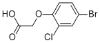 (4-Bromo-2-chlorophenoxy)acetic acid Structure,77228-67-2Structure