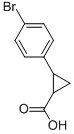 2-(4-Bromophenyl)cyclopropanecarboxylicacid Structure,77255-26-6Structure