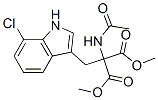 2-Acetamindo-2-(7-chloroindol-3-ylmethyl)propanedioic acid dimethyl ester Structure,77306-52-6Structure