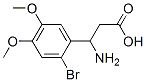 3-Amino-3-(2-bromo-4,5-dimethoxy-phenyl)-propionic acid Structure,773122-00-2Structure