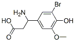 3-Amino-3-(3-bromo-4-hydroxy-5-methoxy-phenyl)-propionic acid Structure,773122-11-5Structure