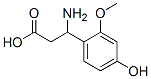 3-Amino-3-(4-hydroxy-2-methoxy-phenyl)-propionic acid Structure,773124-31-5Structure