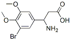 3-Amino-3-(3-bromo-4,5-dimethoxy-phenyl)-propionic acid Structure,773125-00-1Structure