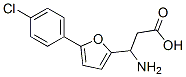 3-Amino-3-[5-(4-chlorophenyl)-furan-2-yl]-propionic acid Structure,773125-84-1Structure