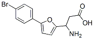 3-Amino-3-[5-(4-bromophenyl)-furan-2-yl]-propionic acid Structure,773125-87-4Structure