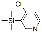 4-Chloro-3-trimethylsilanyl-pyridine Structure,77332-85-5Structure