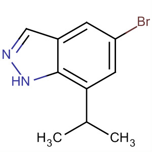 5-Bromo-7-(1-methylethyl)-1h-indazole Structure,773887-09-5Structure