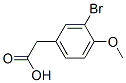 3-Bromo-4-methoxyphenylacetic acid Structure,774-81-2Structure