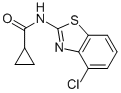 N-(4-chlorobenzo[d]thiazol-2-yl)cyclopropanecarboxamide Structure,77414-54-1Structure