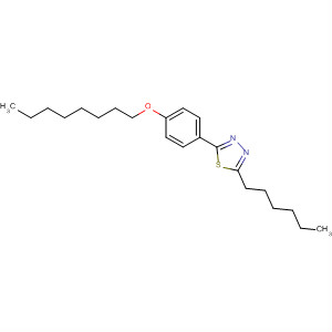 2-Hexyl-5-[4-(octyloxy)phenyl]-1,3,4-thiadiazole Structure,77477-59-9Structure