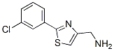 4-Aminomethyl-2-(3-chlorophenyl)thiazole Structure,775579-08-3Structure