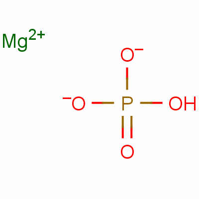 Magnesium hydrogen orthophosphate Structure,7757-86-0Structure