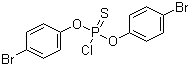 O,o-di(4-bromophenyl)thiophosphoryl chloride Structure,77628-32-1Structure