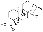 Ent-9-Hydroxy-15-oxo-19-kauranoic acid Structure,77658-45-8Structure