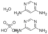 4,6-Diaminopyrimidine hemisulfate, monohydrate Structure,77709-02-5Structure