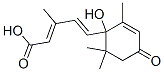 5-(1-Hydroxy-2,6,6-trimethyl-4-oxocyclohex-2-enyl)-3-methylpenta-2,4-dienoic acid Structure,7773-56-0Structure