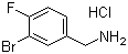 3-Bromo-4-fluorobenzylamine hydrochloride Structure,77771-03-0Structure