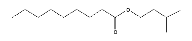 Nonanoic acid 3-methylbutyl ester Structure,7779-70-6Structure